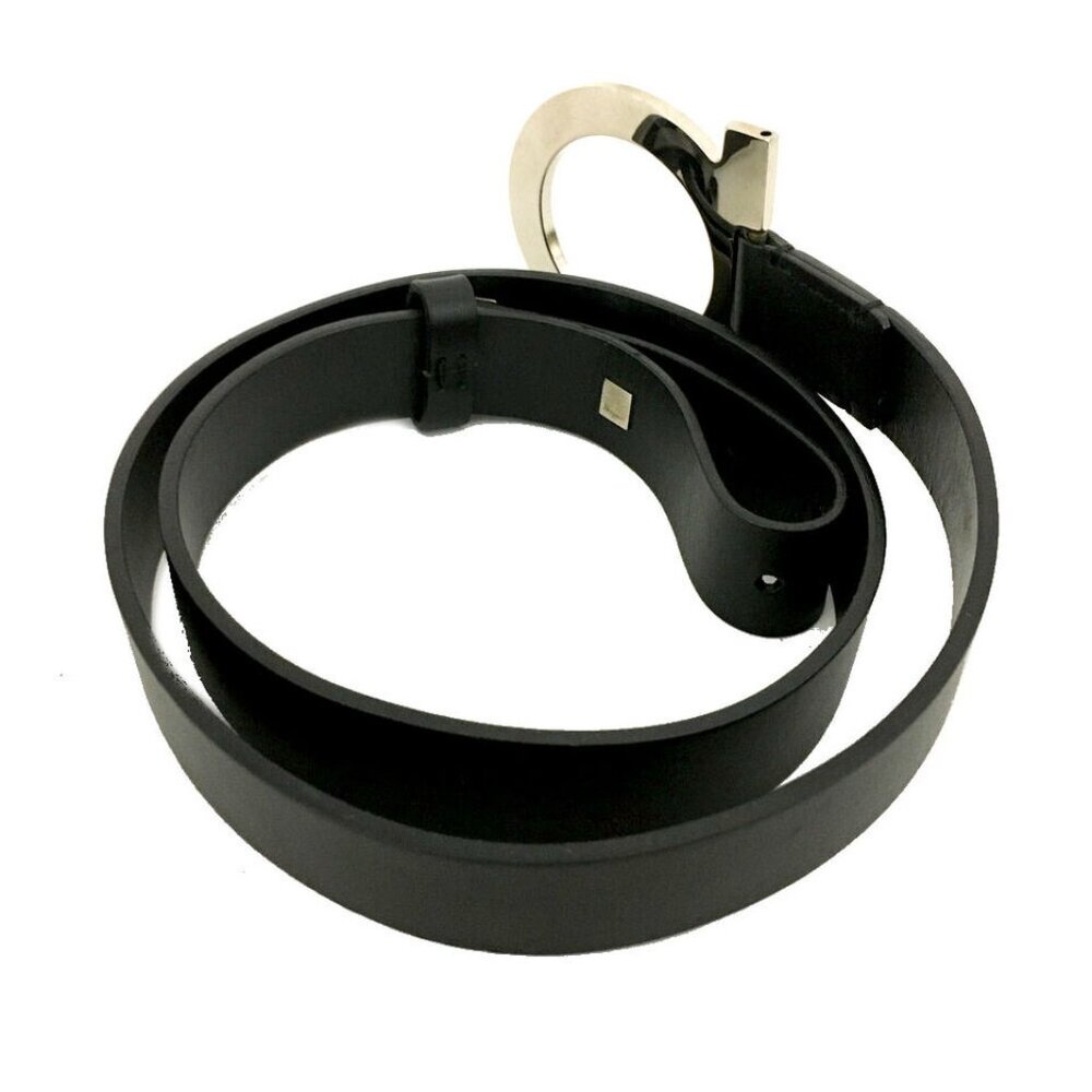 Salvatore Ferragamo Gancini Leather 80cm Belt /9U1195 - Picture 4 of 9